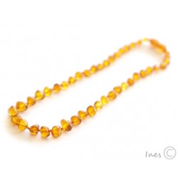 Collier d'ambre citron