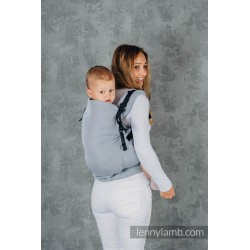 Porte-bébé LennyPreschool little herringbone grey