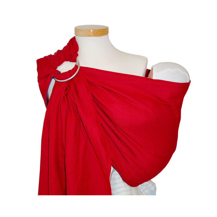 Sling Storchenwiege Leo rouge