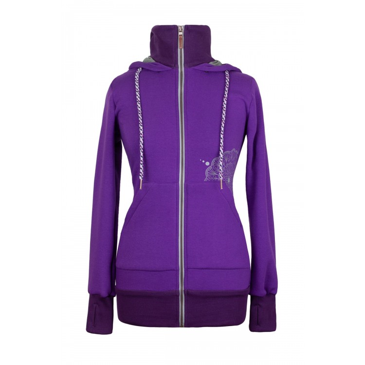 Hoodie Angelwings violet XS